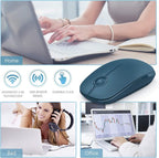 VssoPlor Wireless Mouse, 2.4G Slim Portable Computer Laptop Mouse - Image 5