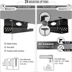 Under Desk Cable Management Tray no Drill – Wire Management - Image 3