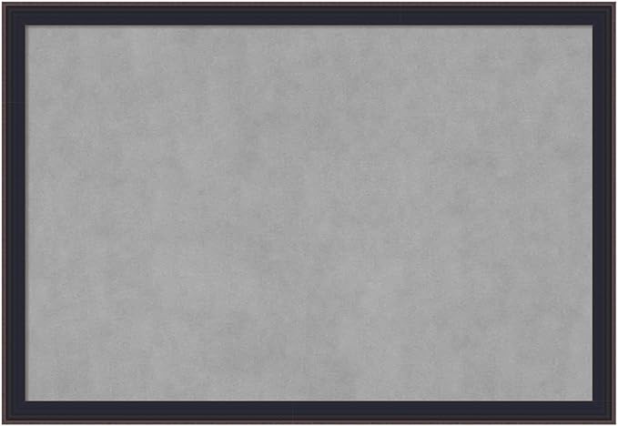 Amanti Art Black Framed Magnetic Board 27x39 Large Vision Board by AmantiArt