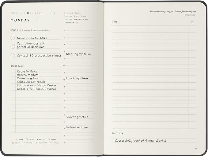 Full Focus Gray Linen Planner by Michael Hyatt - Image 2