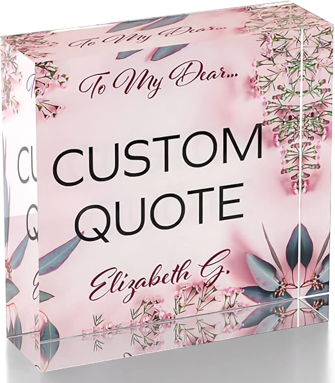 Custom Acrylic Sign Personalized, Custom Desk Name Plate, 18 Styles, - Image 8