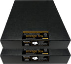 Lineco Museum Archival Storage Box, 16.75x20.75x3 in. Drop Front Design.