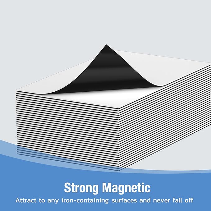 HOMiDEK Reusable Magnetic Sticky Notes, Dry Erase Magnets Magnetic Labels - Image 2