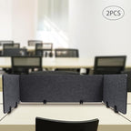 Clamp-On Acoustic Desk Divider, Desktop Privacy Panel, Sound Absorbing - Image 5