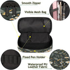Pardick Pencil Case，Butterfly Daisy Big Capacity Pencil Pouch Coin Pouch - Image 5