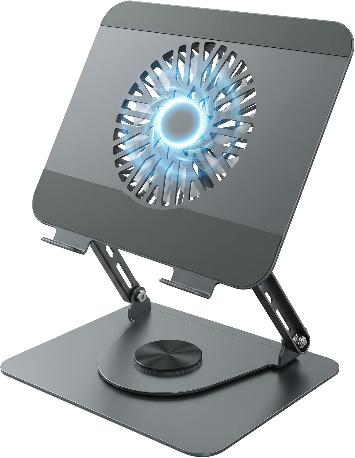 360° Rotating Laptop Stand with Upgraded Integrated Fan