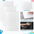 Outus Self Adhesive Shop Ticket Holders Clear Plastic Sleeves Adhesive Pockets - Image 4