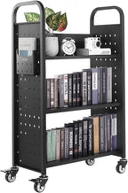 VEVOR Rolling Library Book Cart, 330 lbs Capacity, 30.3 x 15 x 48.0-Inch by VEVOR