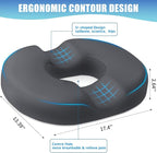 BlissTrends Donut Pillow Seat Cushion, Donut Chair Cushions - Image 2