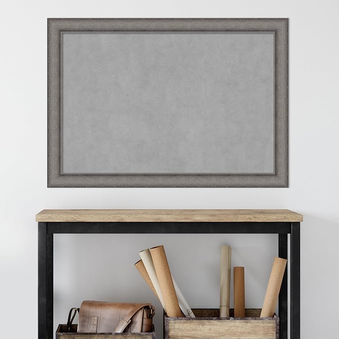 Amanti Art Grey Framed Magnetic Board 28x40 Large Vision Board - Image 6