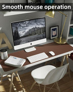 Desk mat Large, Leather Desk Pad Protector, Office Desk Mat, Mouse Pad - Image 4