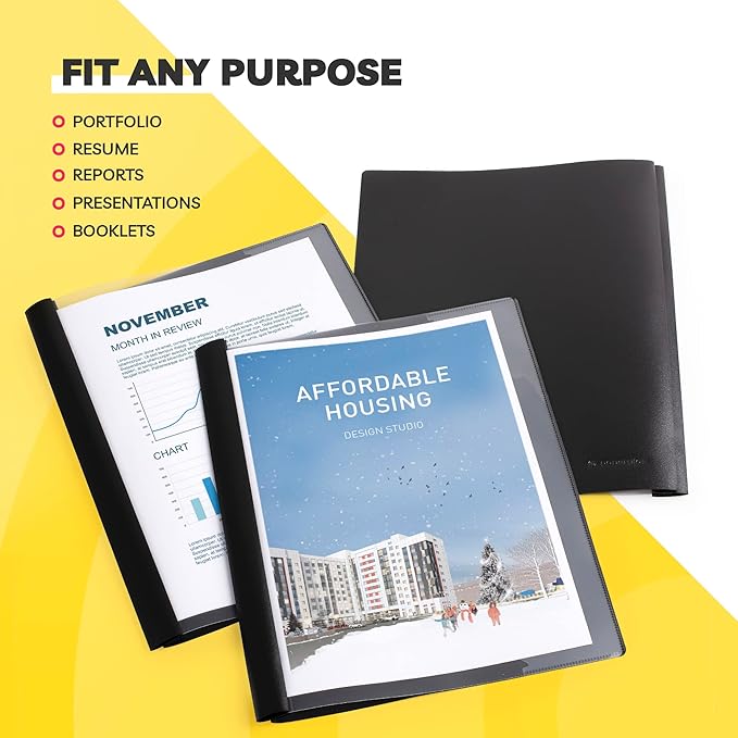 Report Covers -, 8.5 x 11 Letter Size, 3-Prong Fasteners, and More - Image 7