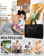 nicpro large art portfolio bag 35 x 43 on a desk or shelf