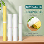 SEMLEART Tracing Paper Roll, 12-inch x 50yard，White Translucent Vellum - Image 7