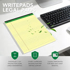 KAISA Legal Notepads 8.5"x11.75"，12pads note pads office supplies Recycled - Image 5