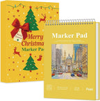 Fuxi Marker Pad Sketchbook 8.5 x 11, 60 Sheets Marker Paper Pad, 120lb/200gsm by SketchBook