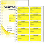 300 Visitor Badges Stickers Visitor Log Book by Unknown