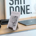 ZOEY Acrylic Book Stand with Ledge Black Display Easels Plate - Image 4