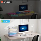 Marbrasse 6 Tier Paper Organizer Letter Tray - Image 5