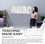 48” x 18” Foldable Whiteboard Dry Erase Board Large Tri Folding Whiteboard - Image 5
