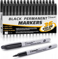 36 Pack Permanent Markers Fine Tip, School & Home, Waterproof, Smear-Proof by VEESA