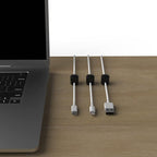 ICONIT Cable Anchors for Desk Organization Black | Premium Aluminum Cord - Image 7
