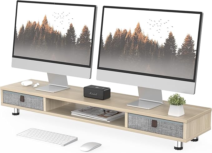 Fenge Monitor Stand, Dual Monitor Stand by Fenge