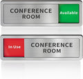 Conference Room Office Door Signs Do Not Disturb, In Use/Available Slider Sign by Abudada