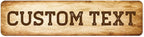 Custom Sign, Custom Street Sign, 11 Font Colors, 13 Font Styles, 4 Hole Options by MySignCenter