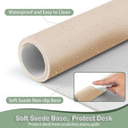 Boutilon Leather Desk Pad Protector, Non-Slip Mouse Pad, Laptop Desk Pad - Image 4
