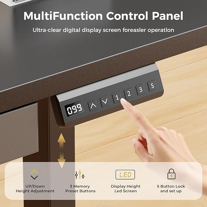 GTPLAYER Electric Standing Desk - Image 4