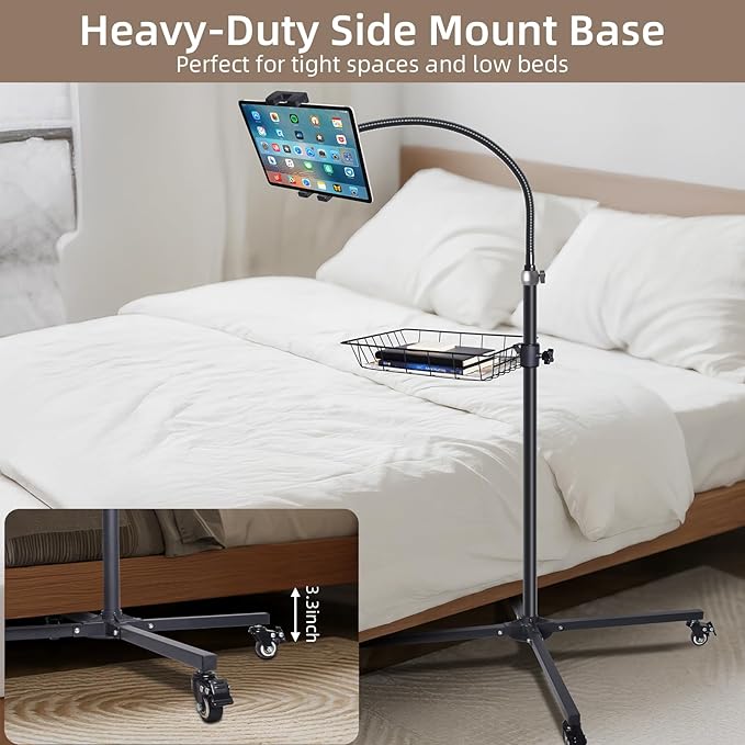 Coslony Adjustable Floor Standing Tablet Stand - Image 6