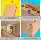 MEEDEN Large Tabletop Easel Sketchbox, Adjustable Solid Beech Wood Desktop - Image 3