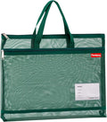 Pendancy Mesh Zipper Pouch A4 Size, Large Double Pocket Lightweight Nylon by Pendancy