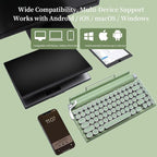 Adventurers Retro Typewriter-Style Mechanical Keyboard, 83 Keys, 75% Compact - Image 5