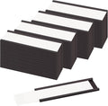LLPT Magnetic Label Holder 3" x 1" 50 Packs C Channel 300g White Paper Cards by LLPT-AllAboutAdhesiveTapes