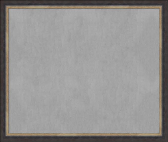 Amanti Art Black Framed Magnetic Board 45x53 Oversize Vision Board by AmantiArt