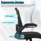 felixking office chair, ergonomic desk chair breathable mesh, view 9