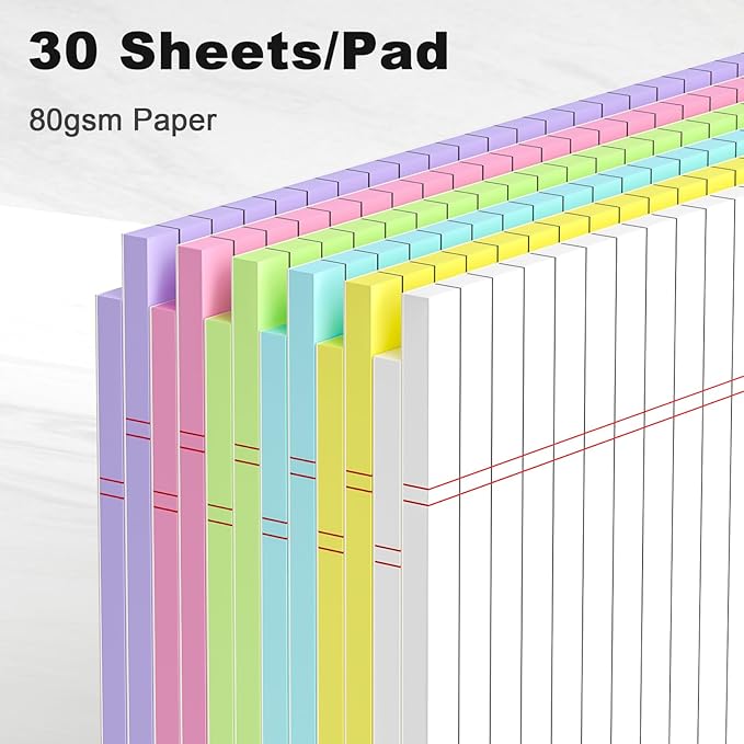 AILZFEI Legal Pads 8.5 x 11 Wide Ruled - Image 3