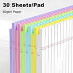 AILZFEI Legal Pads 8.5 x 11 Wide Ruled - Image 3