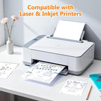 30 Sheets of Cardstock 8.5 x 11, Heavyweight Cover Cardstock Printer Paper 8.5 - Image 3