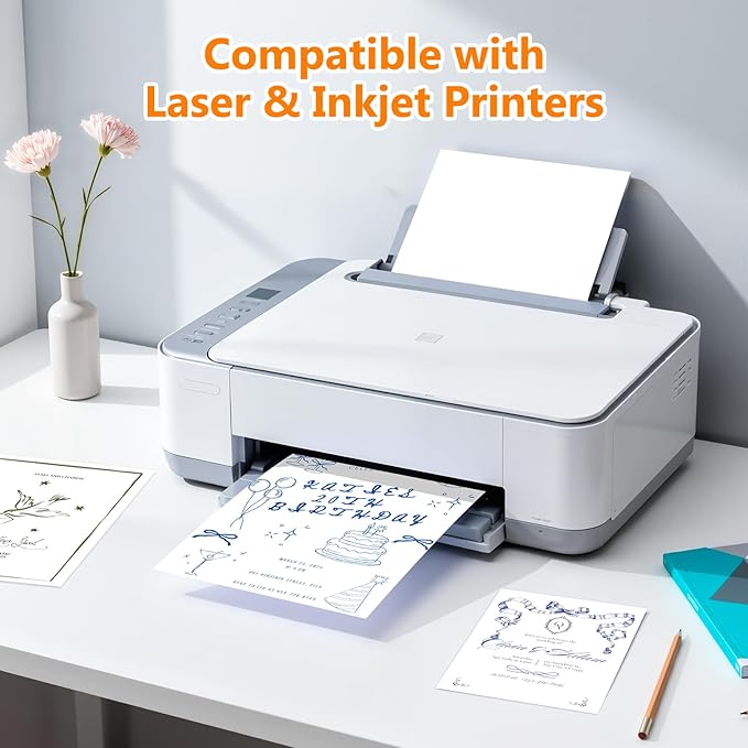 30 Sheets of Cardstock 8.5 x 11, Heavyweight Cover Cardstock Printer Paper 8.5 - Image 3