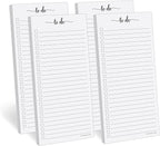 321Done To Do List Notepad 4-Pack, 3.7 x 8.5 by 321Done