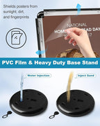 2 Pack Sign Holder Stand 8.5x11 inch - Image 7