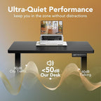 HUANUO 63 x 28 inch Electric Standing Desk Adjustable Height, 4 Memory Height - Image 7