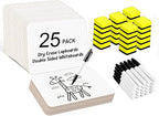 Dry Erase Lapboards, HERKKA 25 Pack Double Sided Dry Erase Lap Boards 9 x 12.5 by HERKKA