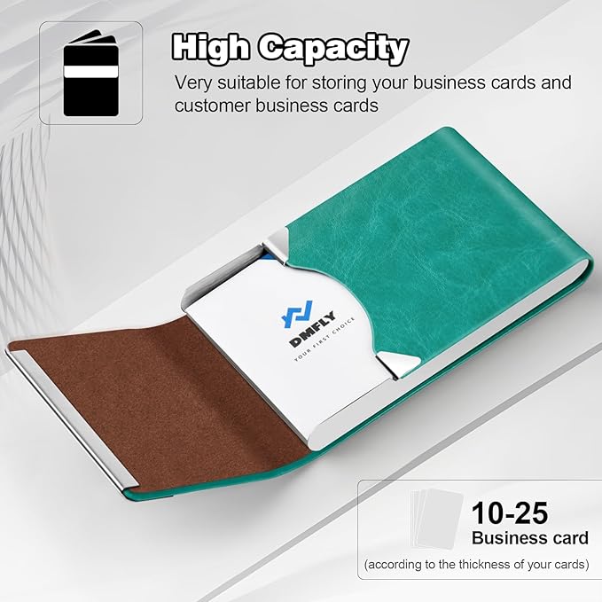Business Card Holder for Women or Men, Business Card Case - Image 2