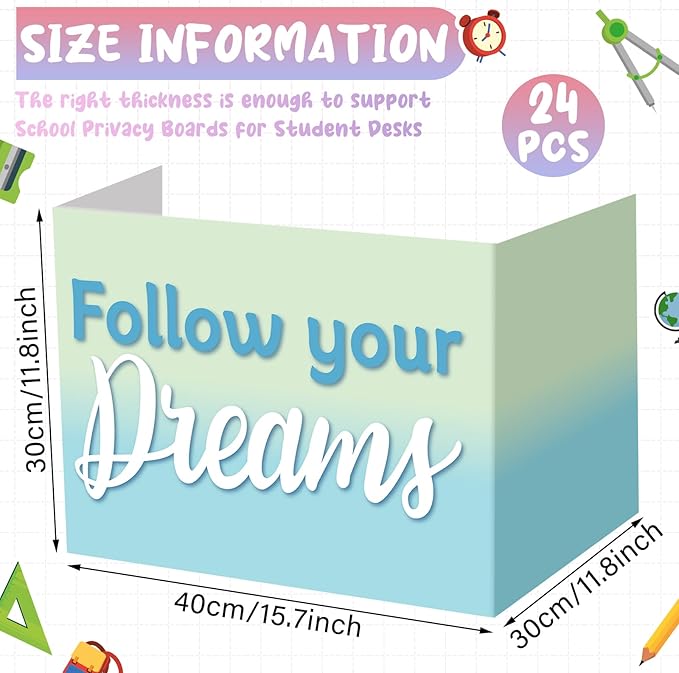 Honoson 24 Pcs Bulk Inspirational Privacy Folders - Image 2