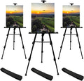 RRFTOK Artist Easel Stand, Metal Tripod Adjustable Easel by RRFTOK