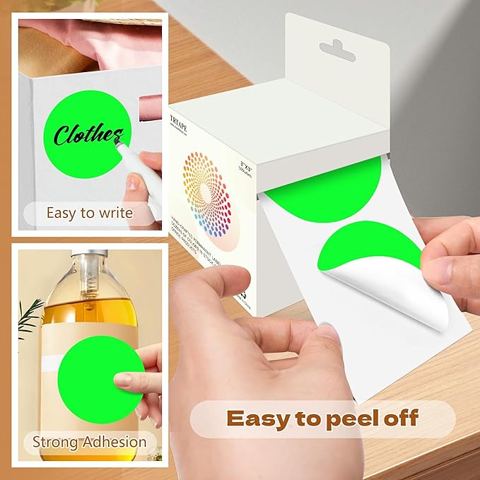 3 Inch Round Color Coding Labels - Image 4